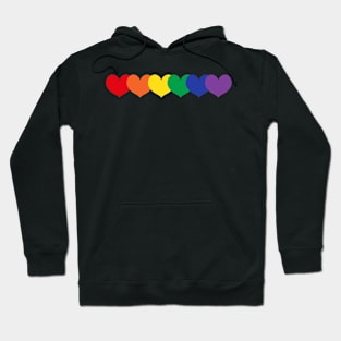 LGBT Pride Hearts Hoodie